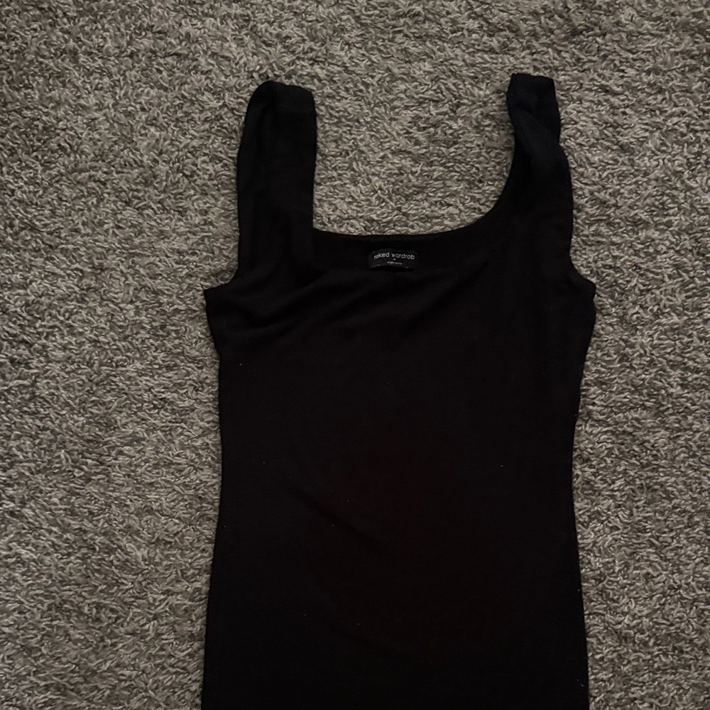 Naked Wardrobe Black Dress - Picture 3 of 3
